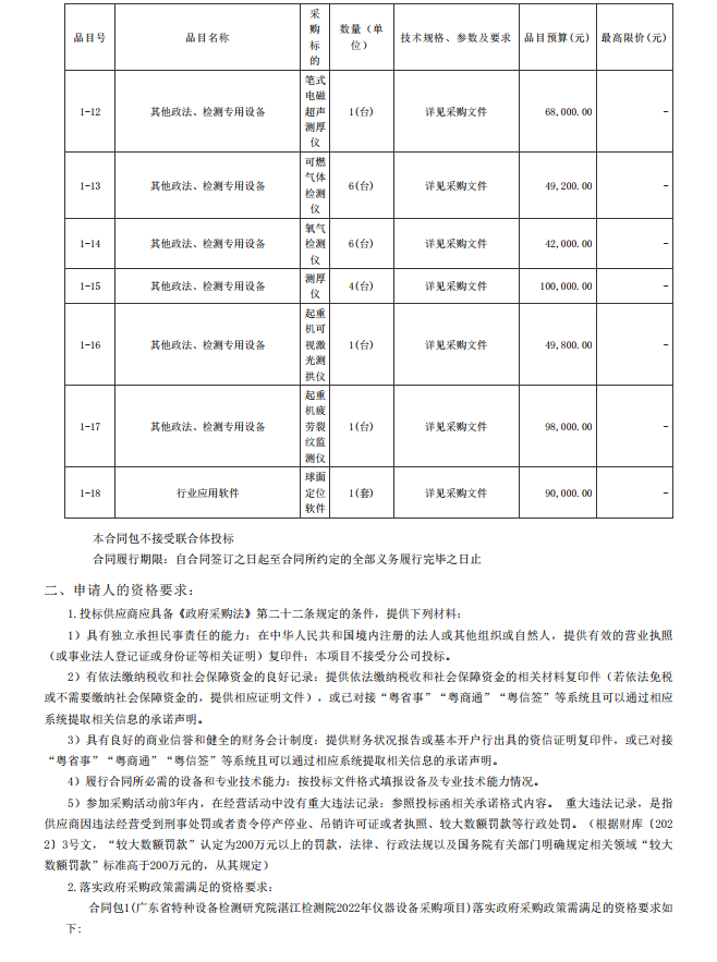 2022年湛江檢測院檢驗(yàn)檢測儀器設(shè)備采購項(xiàng)目【項(xiàng)目編號(hào)：ZDZJ22- Z21134】招標(biāo)公告(圖3)
